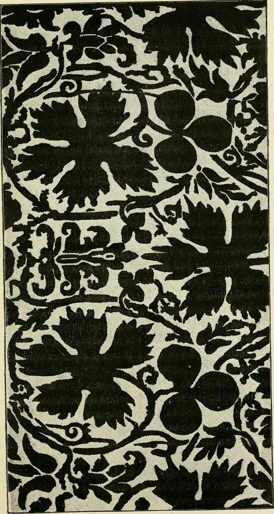 An illustration from Textile fabrics, 1876, leaf 68