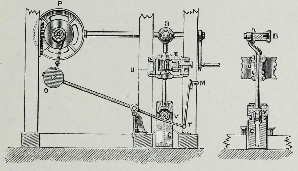 An illustration from Textile fabrics and their preparation for dyeing : with numerous engravings and diagrams, 1906, leaf 61