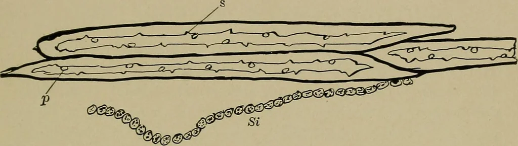 An illustration from The textile fibres; their physical, microscopical, and chemical properties, 1904, leaf 220