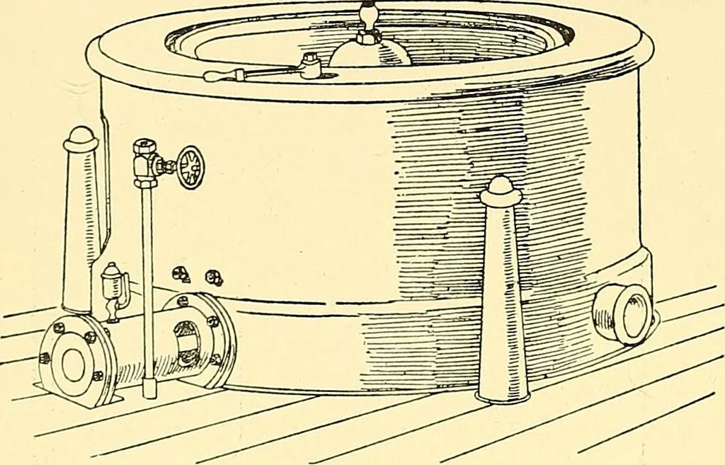 An illustration from The textile industries : a practical guide to fibres, yarns & fabrics in every branch of textile manufacture, including preparation of fibres, spinning, doubling, designing, weaving, bleaching, printing, dyeing and finishing, 1910, leaf 201