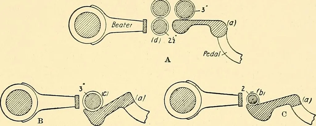 An illustration from The textile industries : a practical guide to fibres, yarns & fabrics in every branch of textile manufacture, including preparation of fibres, spinning, doubling, designing, weaving, bleaching, printing, dyeing and finishing, 1910, leaf 228