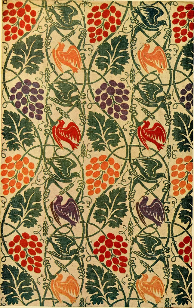 An illustration from The textile industries : a practical guide to fibres, yarns & fabrics in every branch of textile manufacture, including preparation of fibres, spinning, doubling, designing, weaving, bleaching, printing, dyeing and finishing, 1910, leaf 7