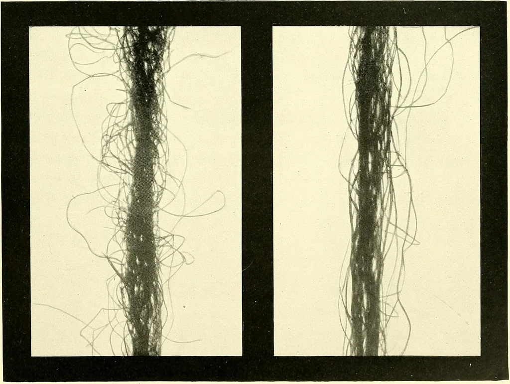 An illustration from The textile industries : a practical guide to fibres, yarns & fabrics in every branch of textile manufacture, including preparation of fibres, spinning, doubling, designing, weaving, bleaching, printing, dyeing and finishing, 1910, leaf 156