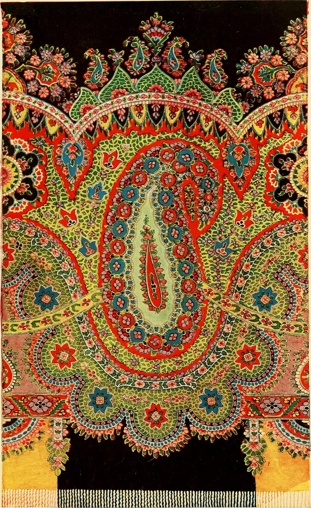 An illustration from The textile industries : a practical guide to fibres, yarns & fabrics in every branch of textile manufacture, including preparation of fibres, spinning, doubling, designing, weaving, bleaching, printing, dyeing and finishing, 1910, leaf 180