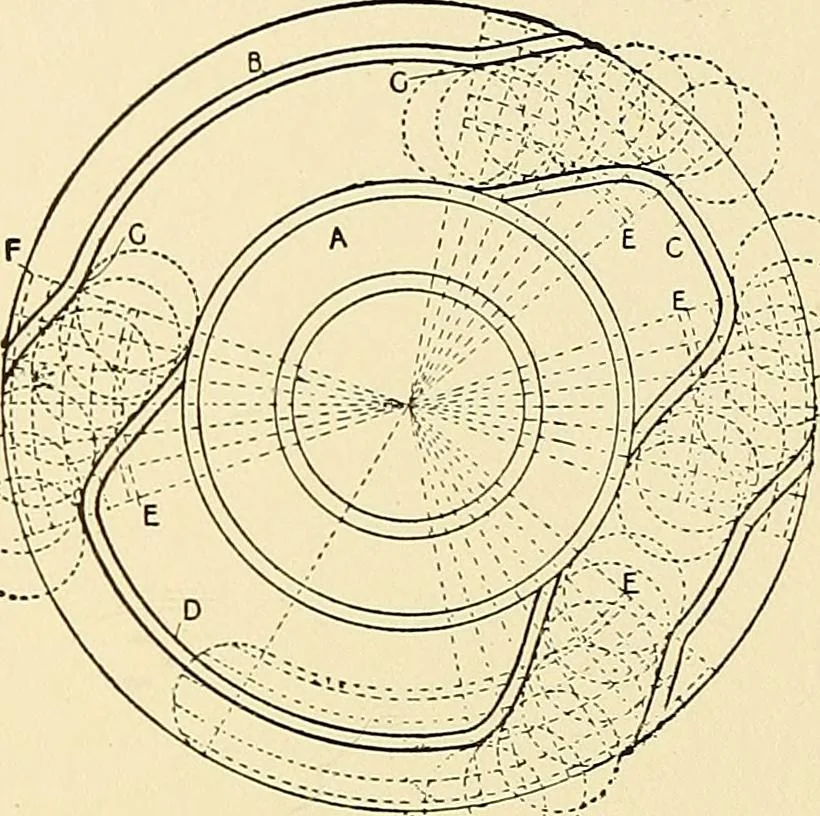 An illustration from The textile industries : a practical guide to fibres, yarns & fabrics in every branch of textile manufacture, including preparation of fibres, spinning, doubling, designing, weaving, bleaching, printing, dyeing and finishing, 1910, leaf 40