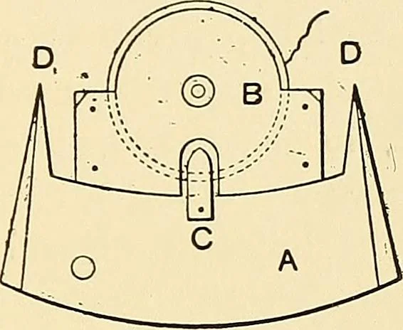 An illustration from The textile industries : a practical guide to fibres, yarns & fabrics in every branch of textile manufacture, including preparation of fibres, spinning, doubling, designing, weaving, bleaching, printing, dyeing and finishing, 1910, leaf 130