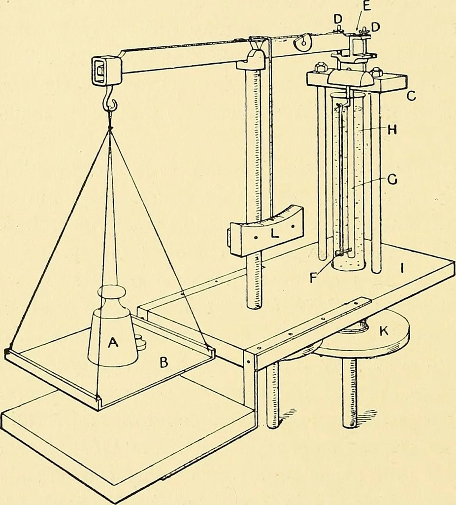 An illustration from The textile industries : a practical guide to fibres, yarns & fabrics in every branch of textile manufacture, including preparation of fibres, spinning, doubling, designing, weaving, bleaching, printing, dyeing and finishing, 1910, leaf 217