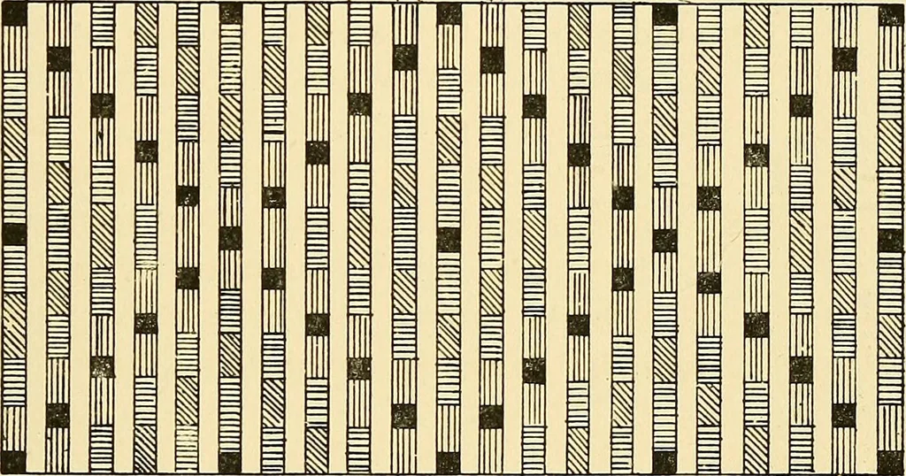 An illustration from The textile industries : a practical guide to fibres, yarns & fabrics in every branch of textile manufacture, including preparation of fibres, spinning, doubling, designing, weaving, bleaching, printing, dyeing and finishing, 1910, leaf 28