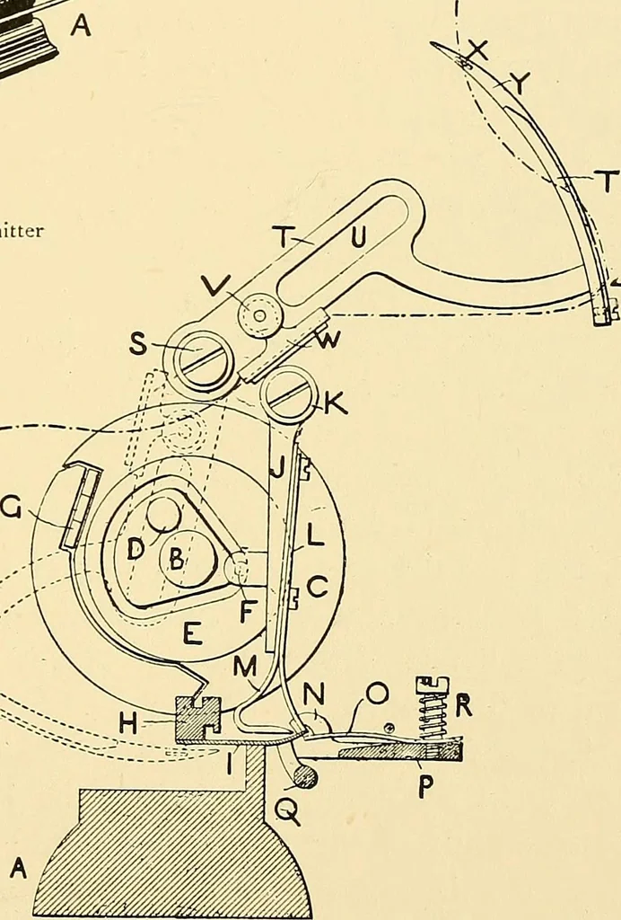 An illustration from The textile industries : a practical guide to fibres, yarns & fabrics in every branch of textile manufacture, including preparation of fibres, spinning, doubling, designing, weaving, bleaching, printing, dyeing and finishing, 1910, leaf 72