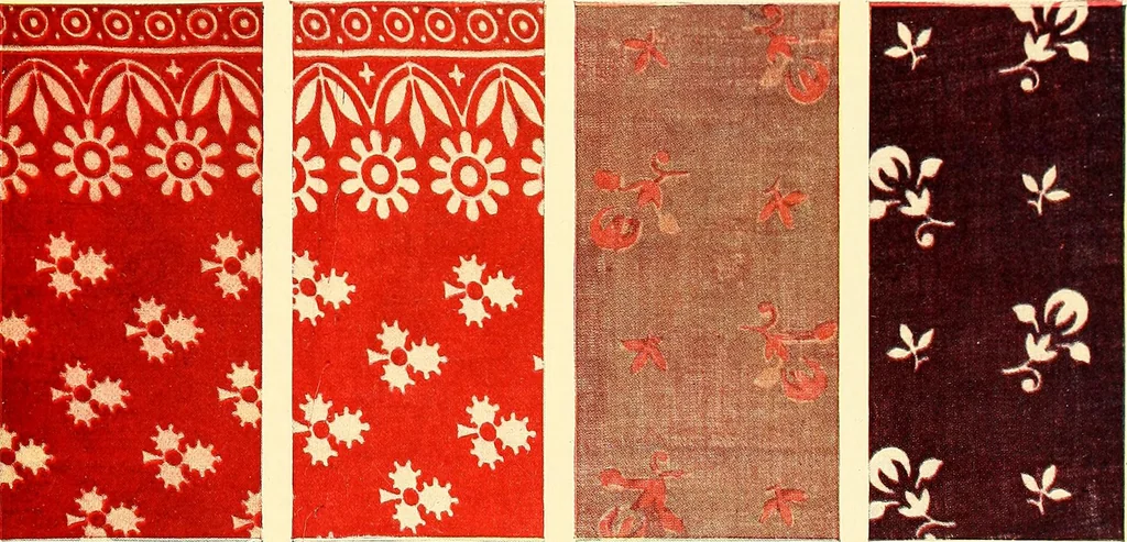 An illustration from The textile industries : a practical guide to fibres, yarns & fabrics in every branch of textile manufacture, including preparation of fibres, spinning, doubling, designing, weaving, bleaching, printing, dyeing and finishing, 1910, leaf 34