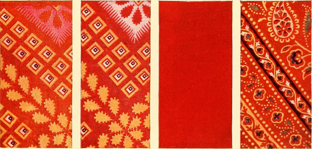 An illustration from The textile industries : a practical guide to fibres, yarns & fabrics in every branch of textile manufacture, including preparation of fibres, spinning, doubling, designing, weaving, bleaching, printing, dyeing and finishing, 1910, leaf 34