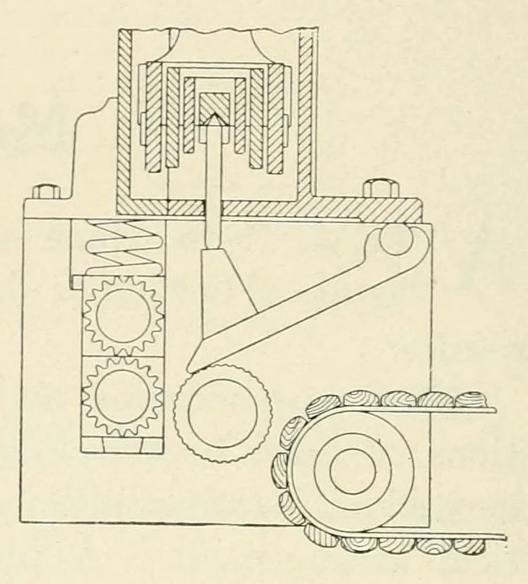 An illustration from Textile machinery with special reference to pickers, 1919, leaf 116