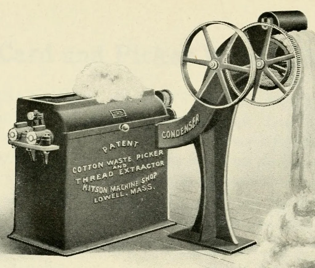 An illustration from Textile machinery with special reference to pickers, 1919, leaf 168