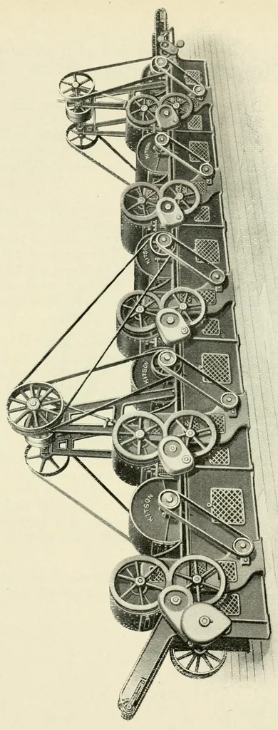 An illustration from Textile machinery with special reference to pickers, 1919, leaf 182