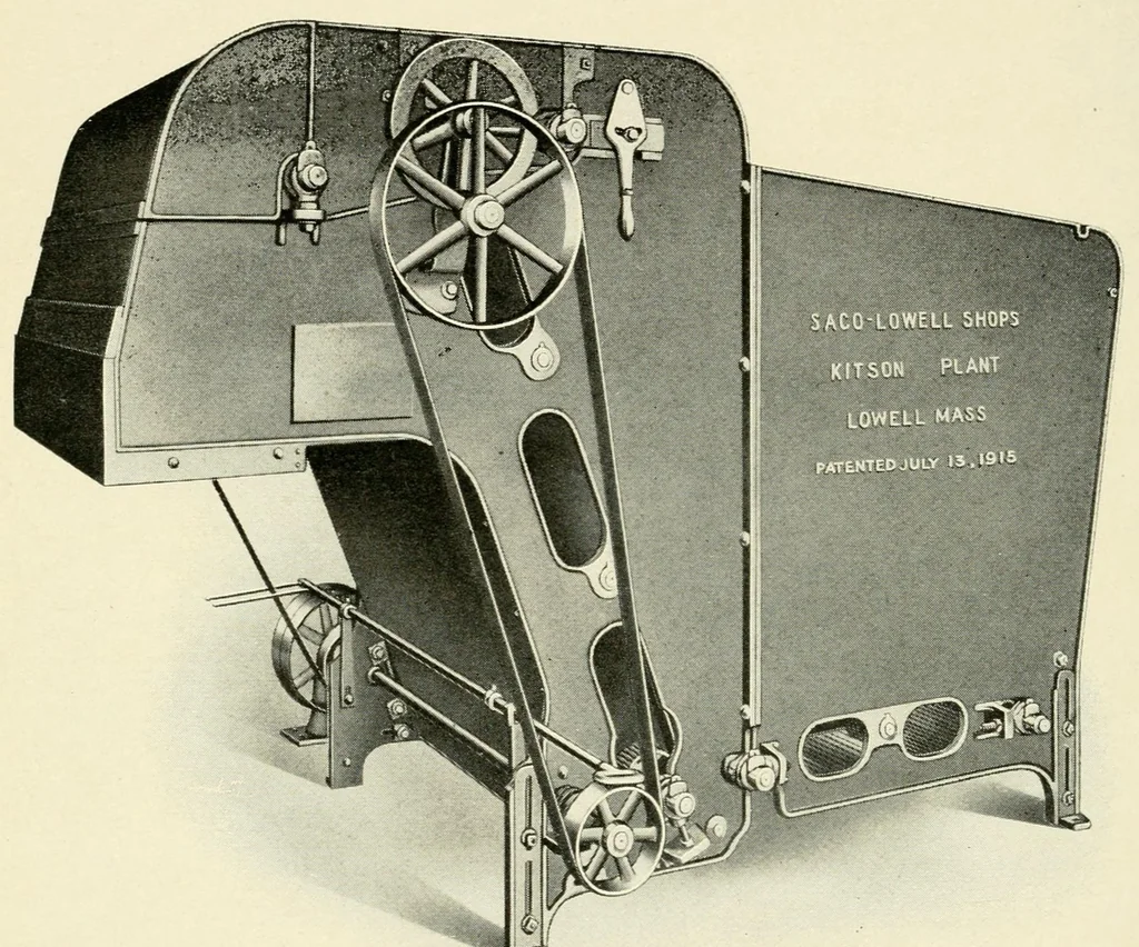 An illustration from Textile machinery with special reference to pickers, 1919, leaf 56