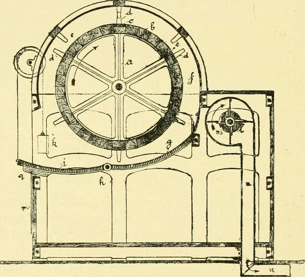 An illustration from Textile raw materials and their conversion into yarns : (the study of the raw materials and the technology of the spinning process) a text-book for textile, trade and higher technical schools, as also for self-instruction ; based upon the ordinary syllabus and curriculum of the Imperial and Royal Austrian weaving schools, 1901, leaf 131