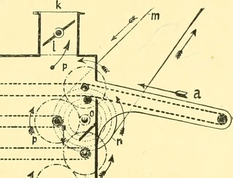 An illustration from Textile raw materials and their conversion into yarns : (the study of the raw materials and the technology of the spinning process) a text-book for textile, trade and higher technical schools, as also for self-instruction ; based upon the ordinary syllabus and curriculum of the Imperial and Royal Austrian weaving schools, 1901, leaf 324