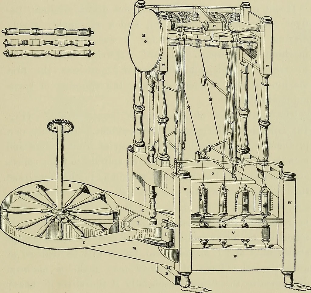 An illustration from Textiles, 1922, leaf 124