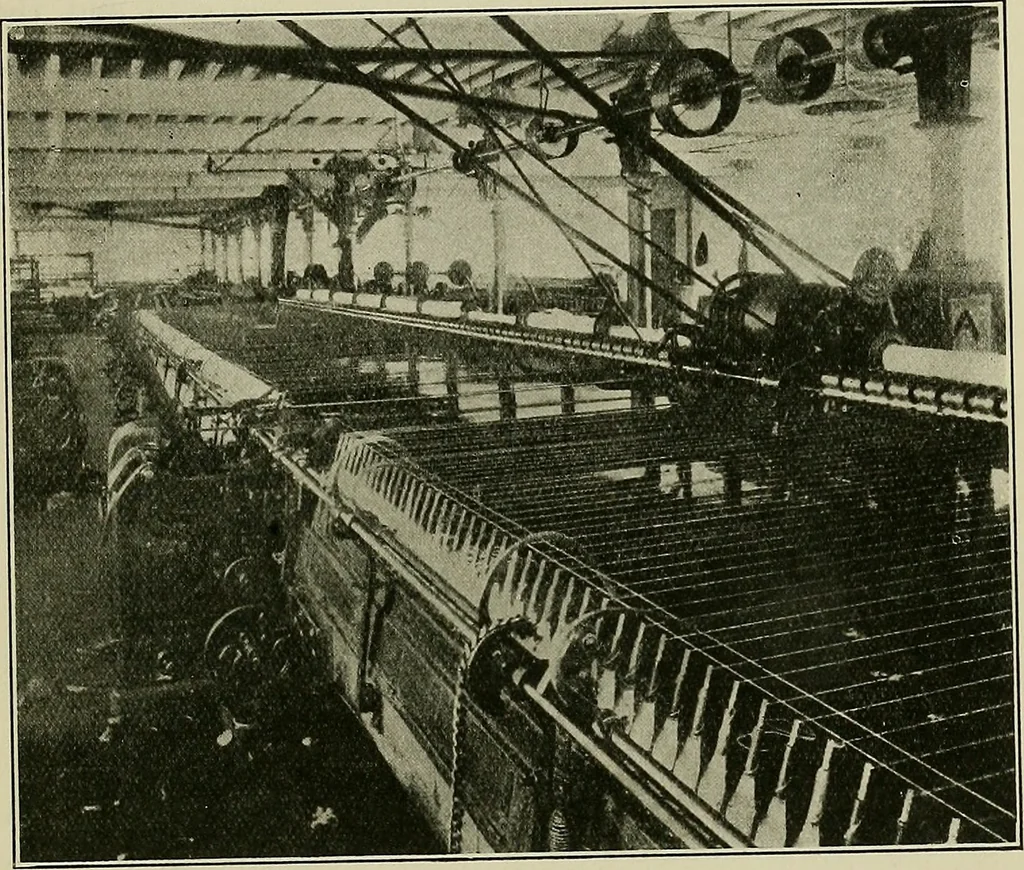 An illustration from Textiles, 1922, leaf 134