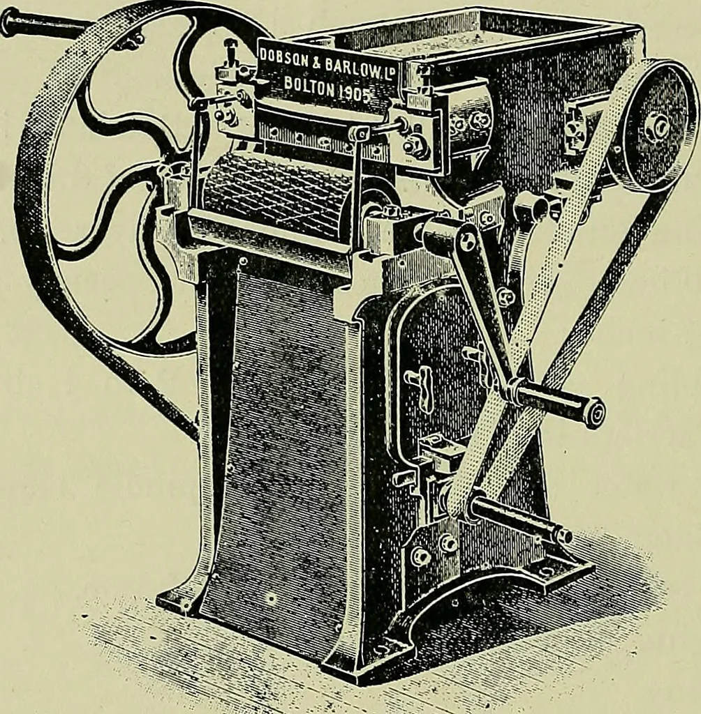 An illustration from Textiles, 1922, leaf 161