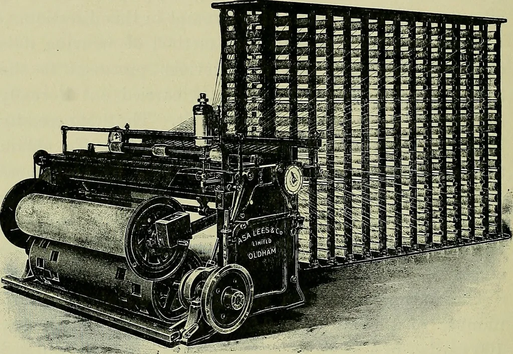 An illustration from Textiles, 1922, leaf 195
