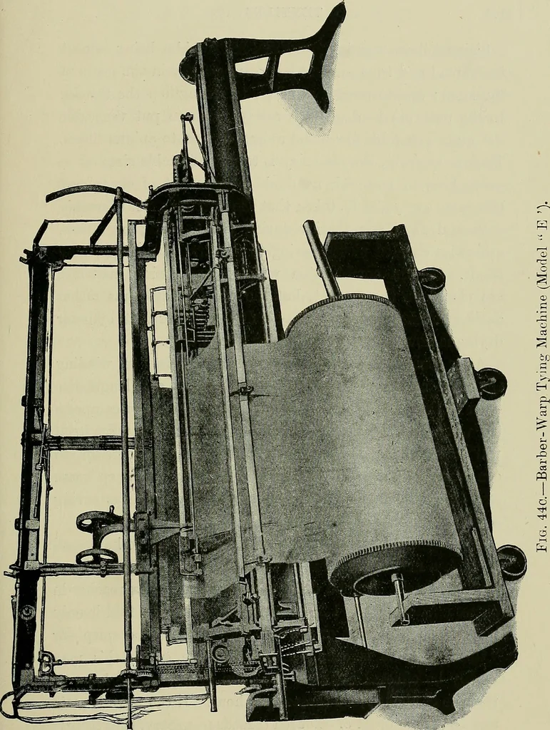 An illustration from Textiles, 1922, leaf 198
