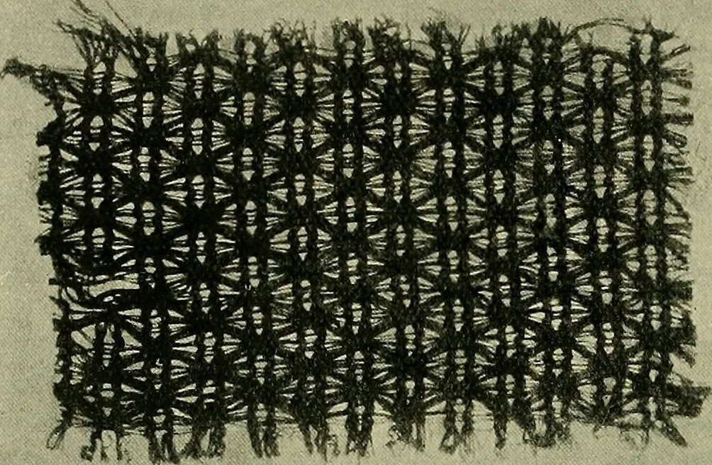 An illustration from Textiles, 1922, leaf 227