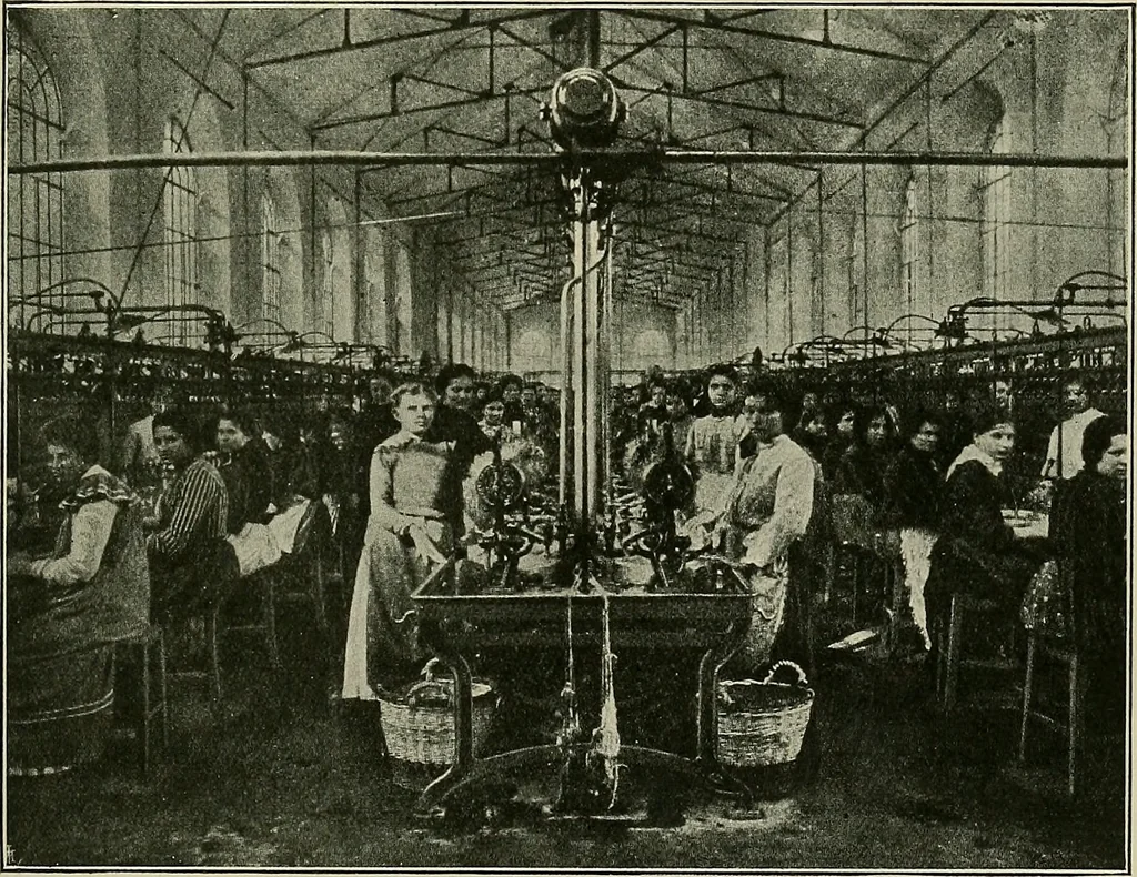 An illustration from Textiles, 1922, leaf 314