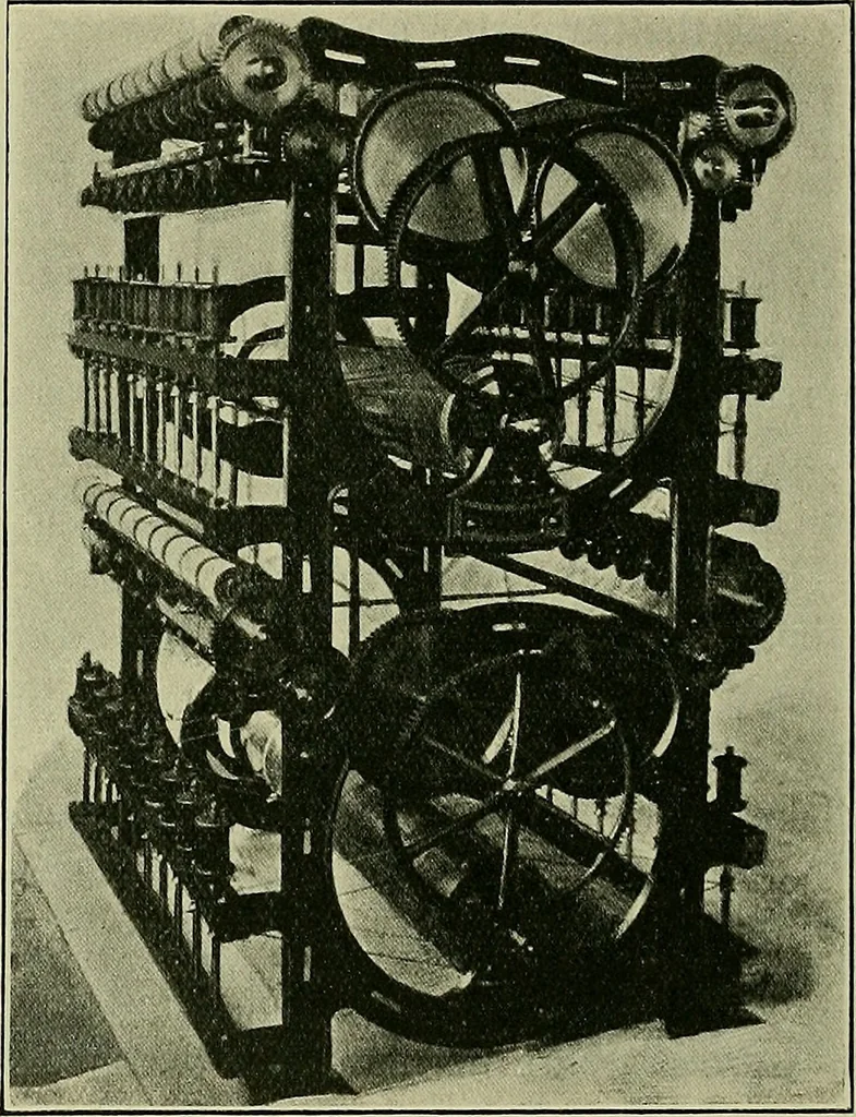 An illustration from Textiles, 1922, leaf 329