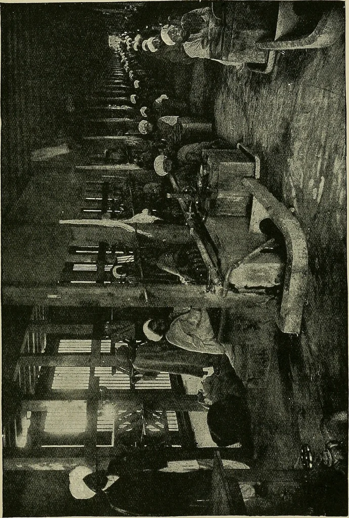 An illustration from Textiles, 1922, leaf 338