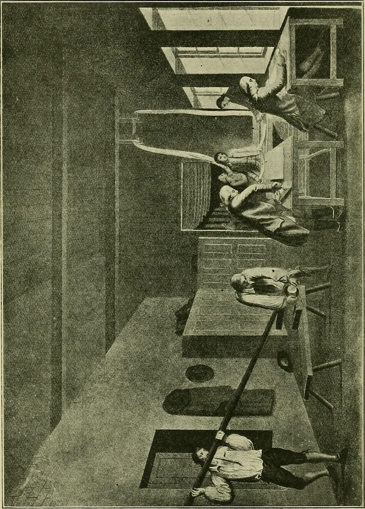 An illustration from Textiles, 1922, leaf 379
