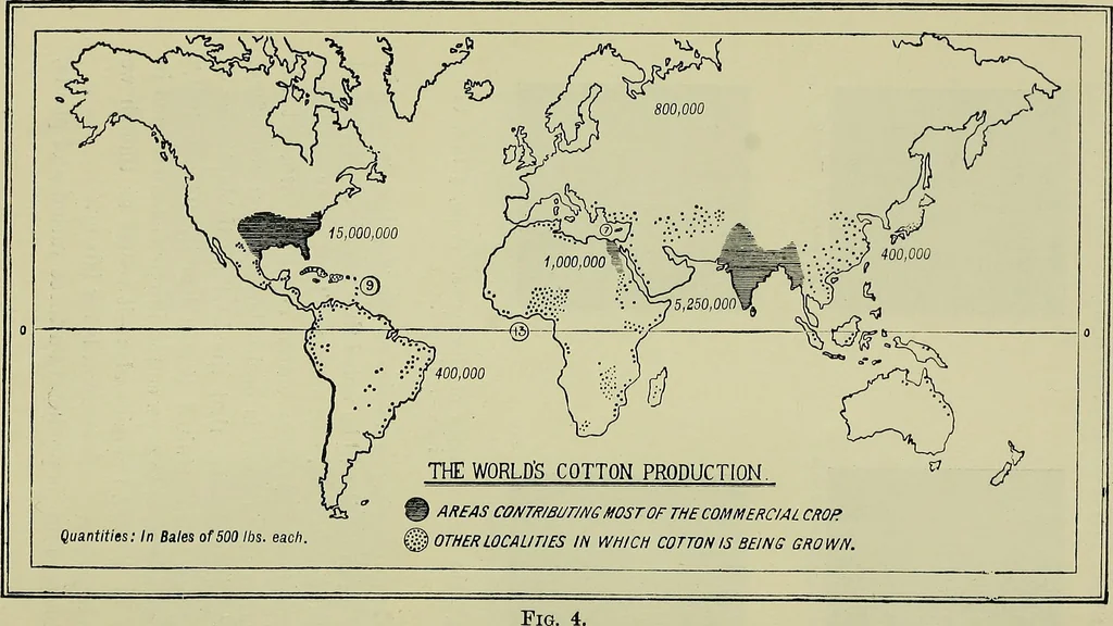 An illustration from Textiles, 1922, leaf 67