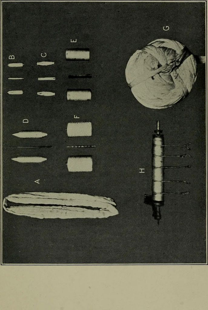 An illustration from Textiles, 1916, leaf 108