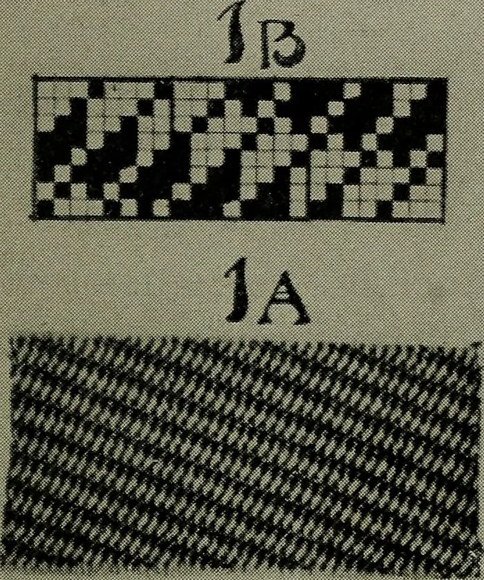 An illustration from Textiles, 1916, leaf 288