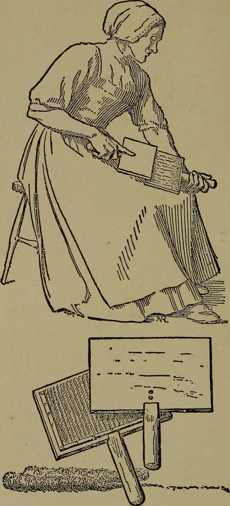 An illustration from Textiles, 1916, leaf 51