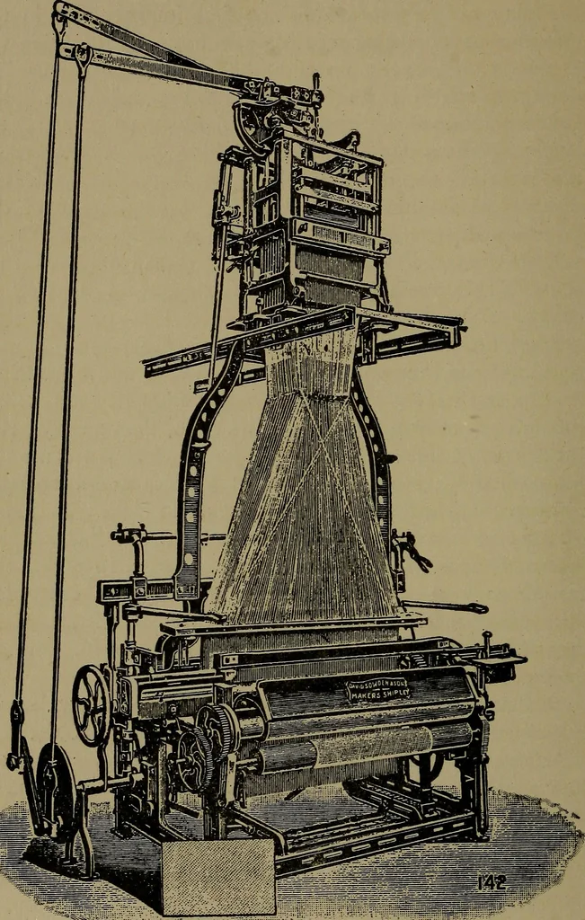 An illustration from Textiles, 1916, leaf 55