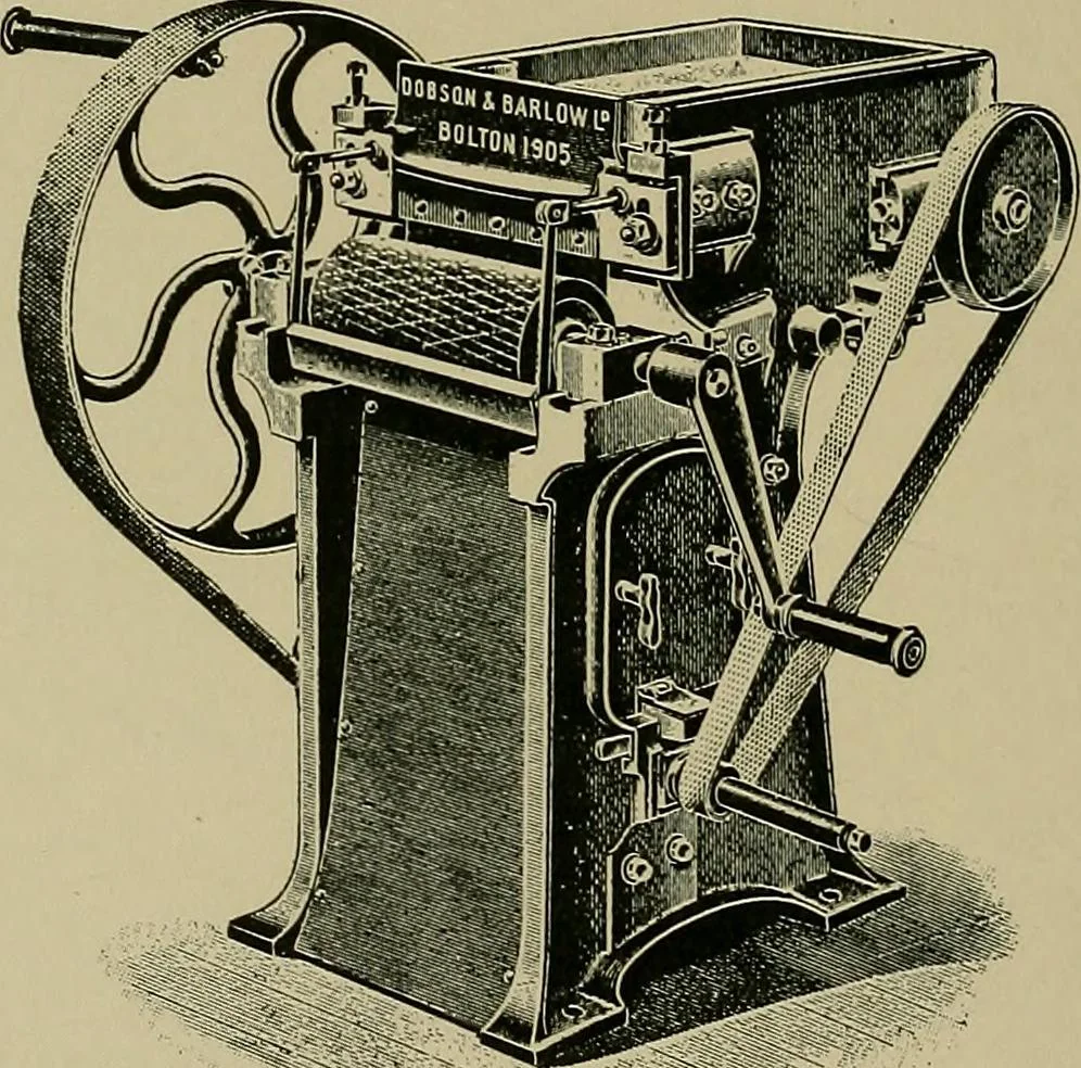 An illustration from Textiles, 1910, leaf 147