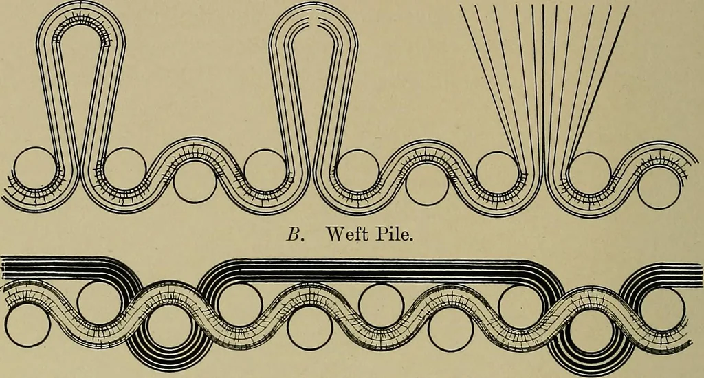 An illustration from Textiles, 1910, leaf 205