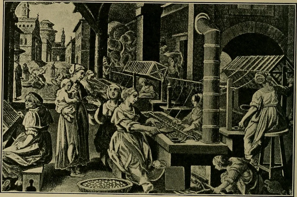 An illustration from Textiles, 1910, leaf 285