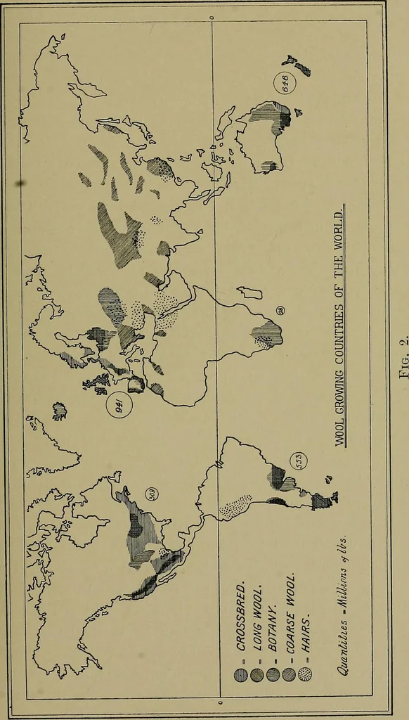 An illustration from Textiles, 1910, leaf 44
