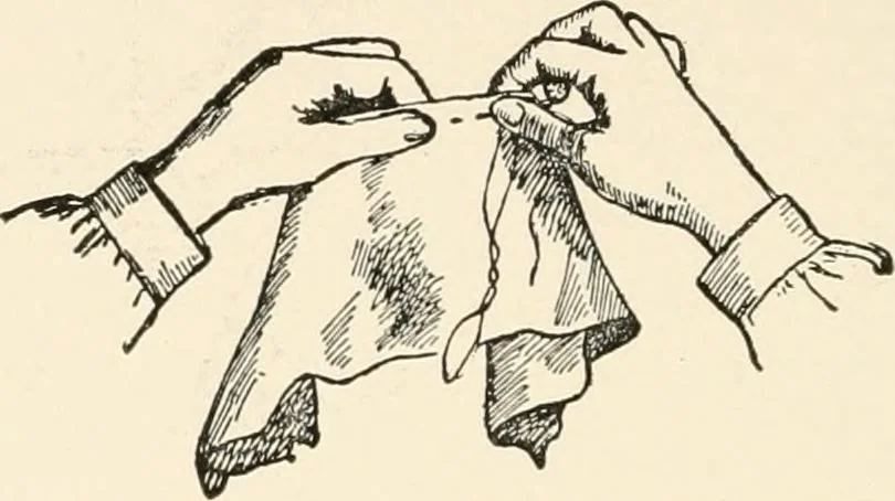 An illustration from Textiles and clothing, by Kate Heintz Watson.., 1907, leaf 129