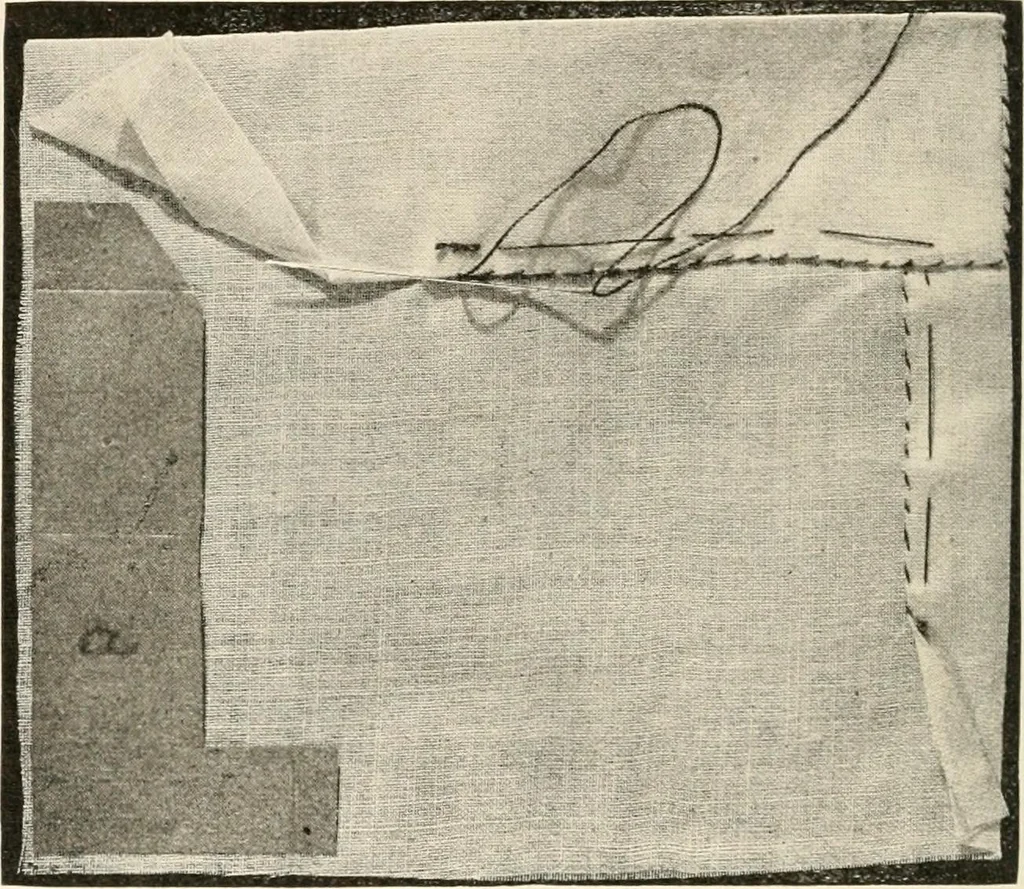 An illustration from Textiles and clothing, by Kate Heintz Watson.., 1907, leaf 143