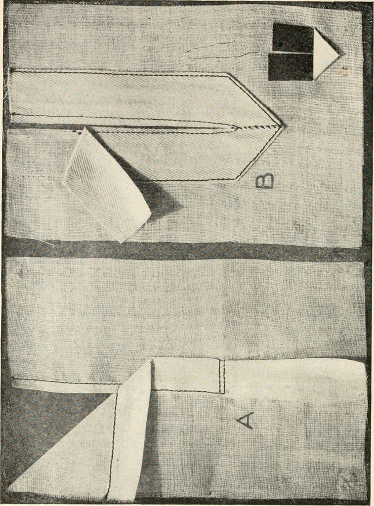 An illustration from Textiles and clothing, by Kate Heintz Watson.., 1907, leaf 153