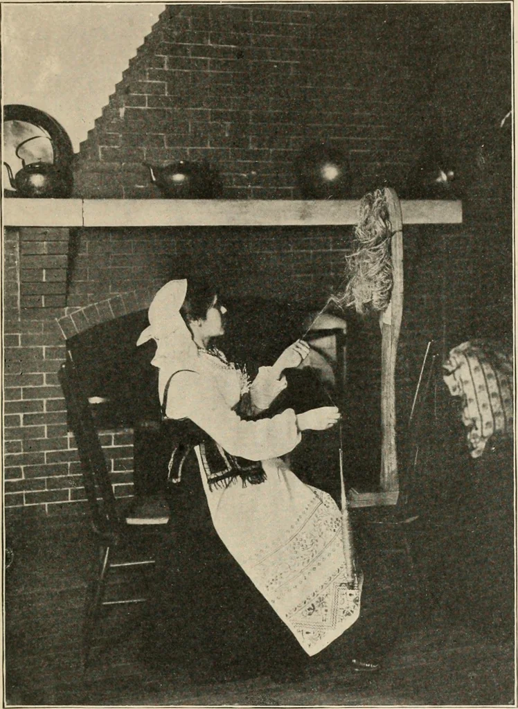 An illustration from Textiles and clothing, by Kate Heintz Watson.., 1907, leaf 20