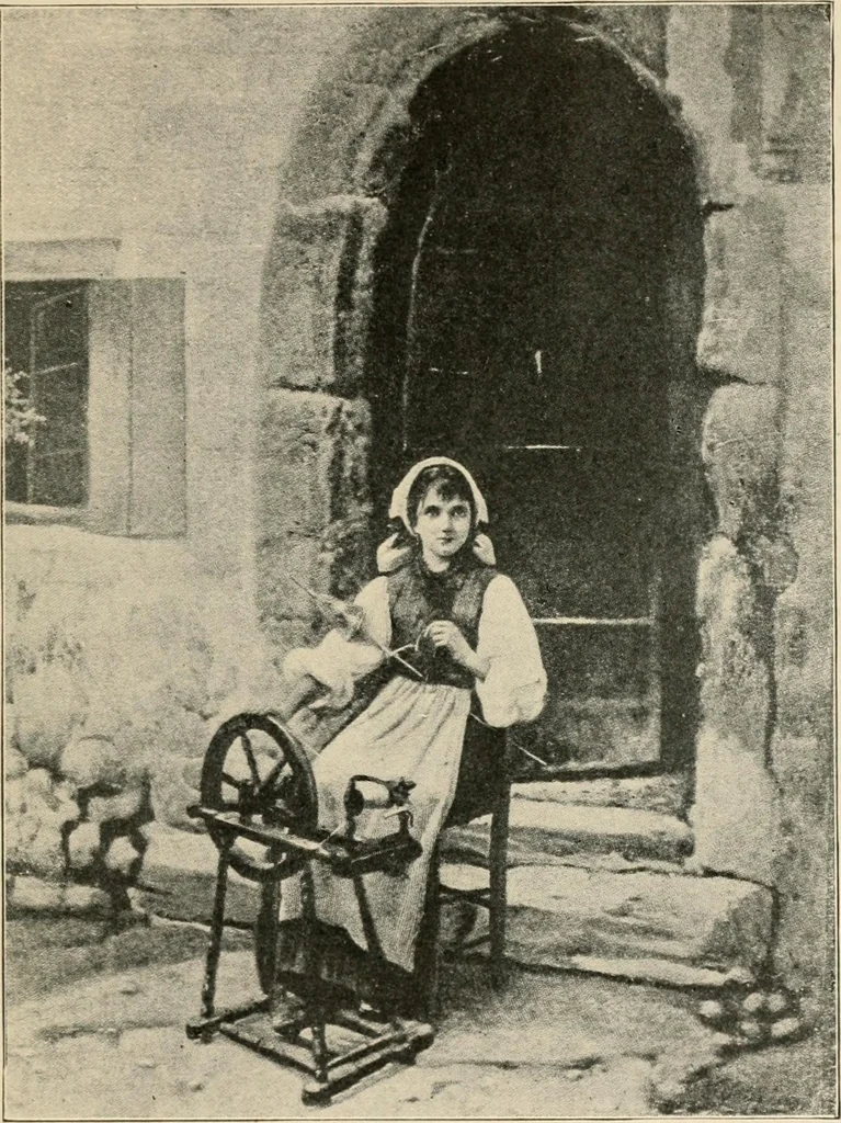 An illustration from Textiles and clothing, by Kate Heintz Watson.., 1907, leaf 22