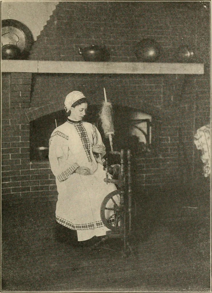 An illustration from Textiles and clothing, by Kate Heintz Watson.., 1907, leaf 26