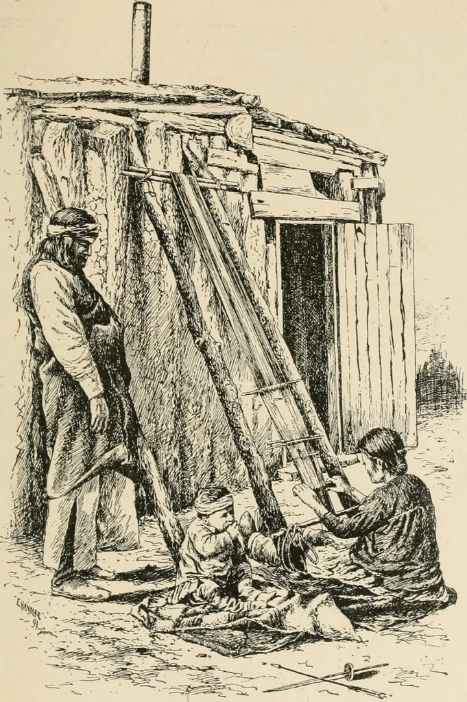 An illustration from Textiles and clothing, by Kate Heintz Watson.., 1907, leaf 30