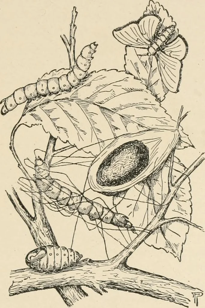 An illustration from Textiles and clothing, by Kate Heintz Watson.., 1907, leaf 70
