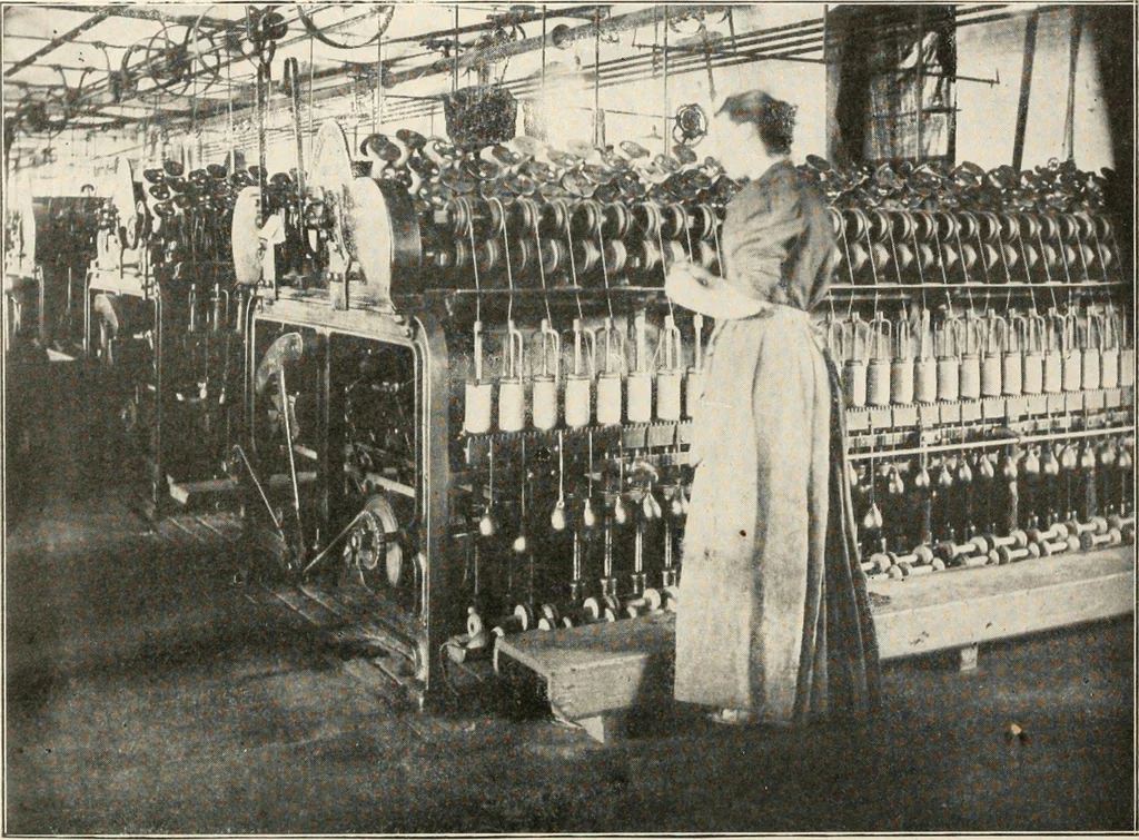 An illustration from Textiles and clothing, by Kate Heintz Watson.., 1907, leaf 79