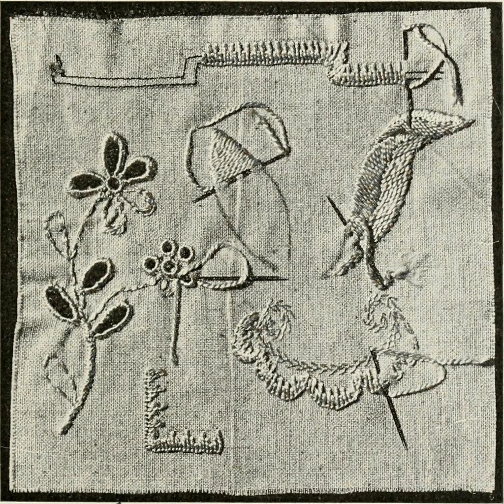 An illustration from Textiles and clothing, by Kate Heintz Watson, 1914, leaf 138